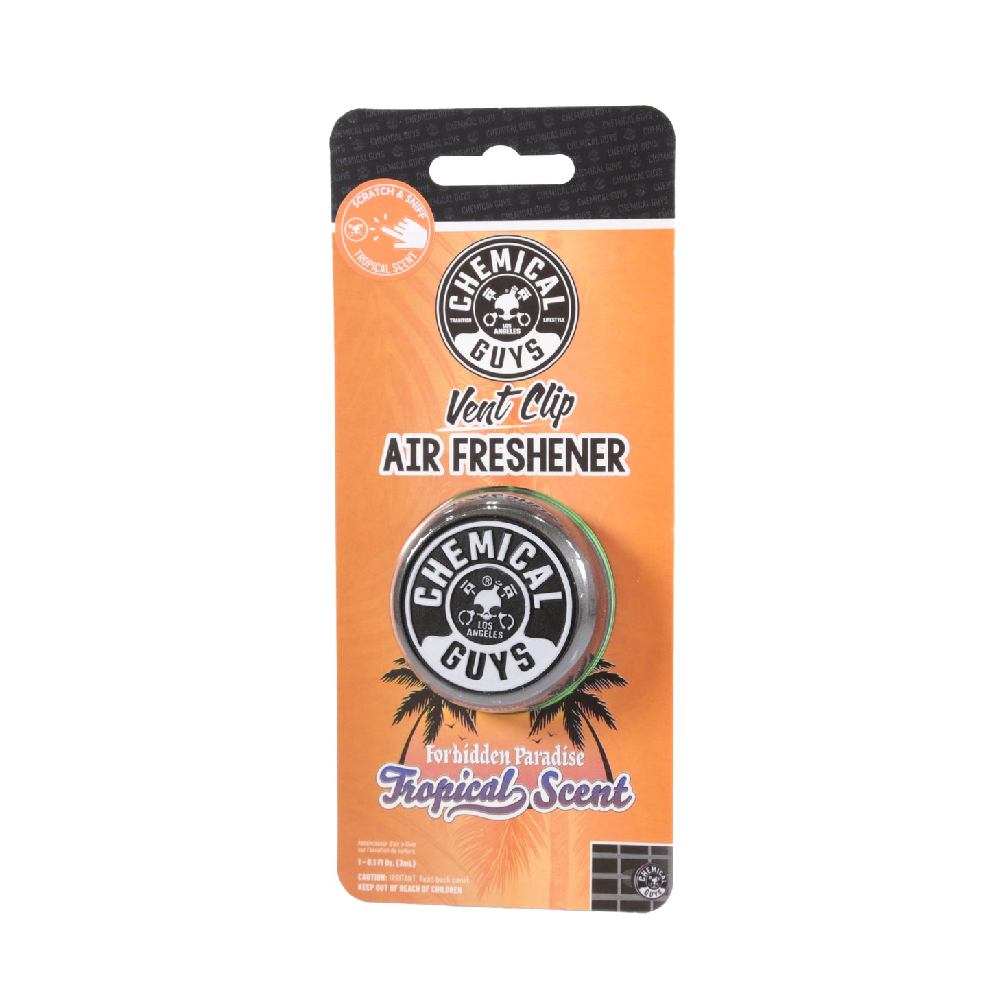 CHEMICAL GUYS VENT CLIP AIRFRESHENER TROPICALの香り