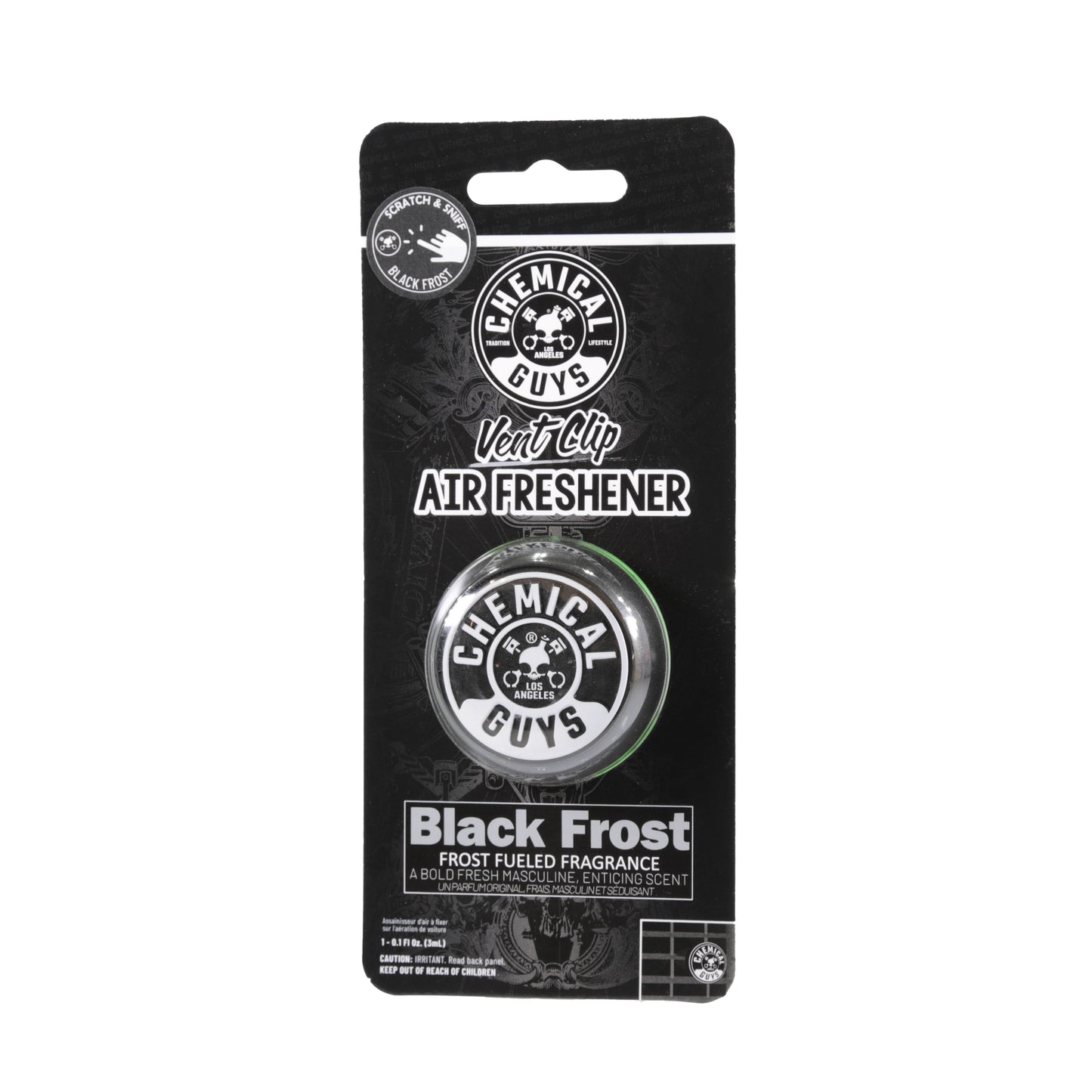 CHEMICAL GUYS VENT CLIP AIR FRESHENER ブラックアイスの香り