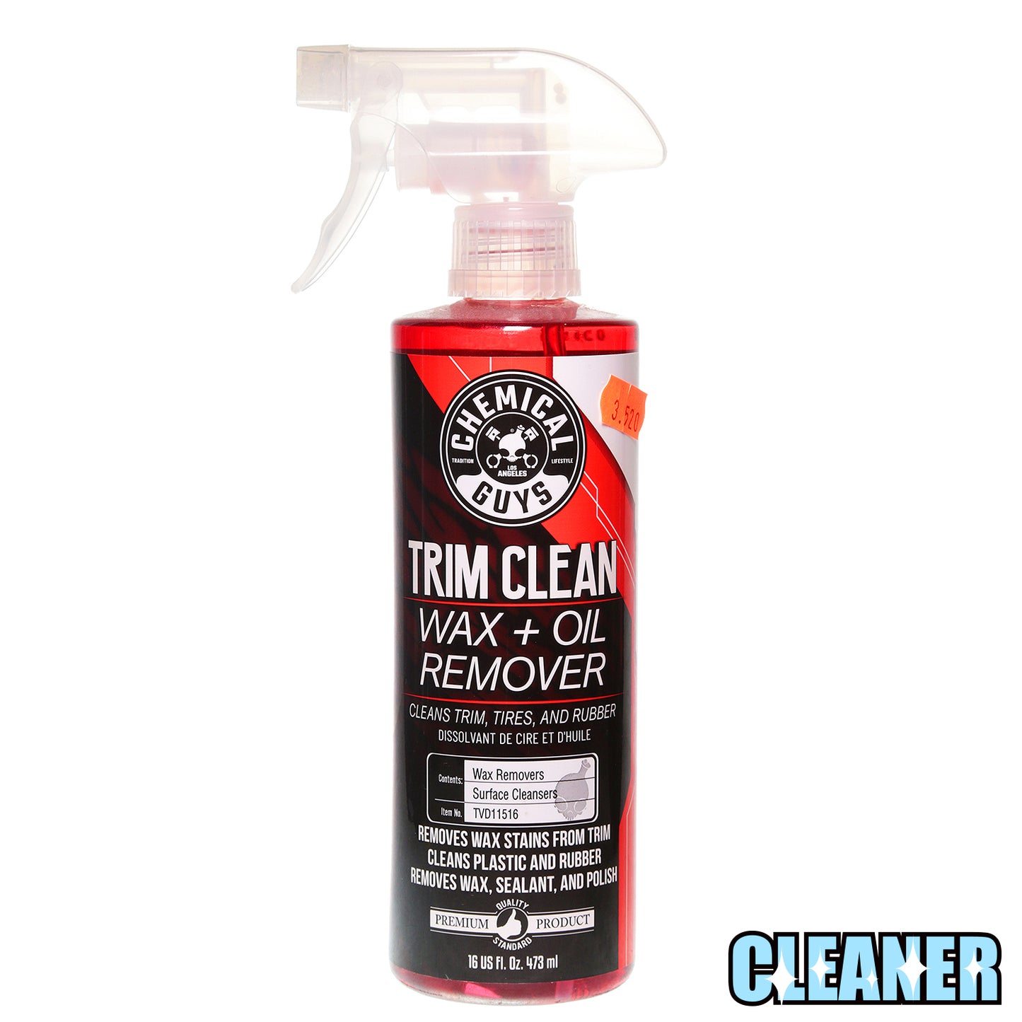 CHEMICAL GUYS TRIM CLEAN WAX+OIL REMOVER
