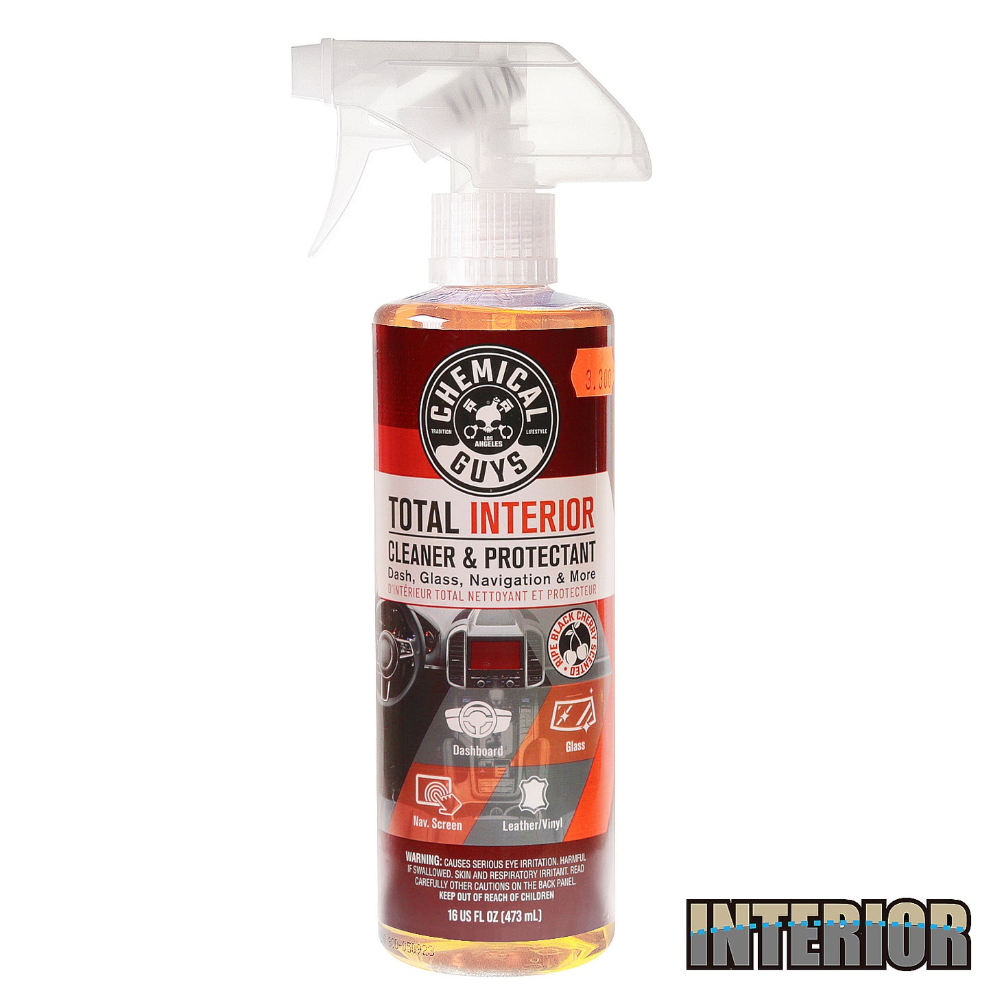 CHEMICAL GUYS TOTAL INTERIOR 内装クリーナー(チェリーの香り)