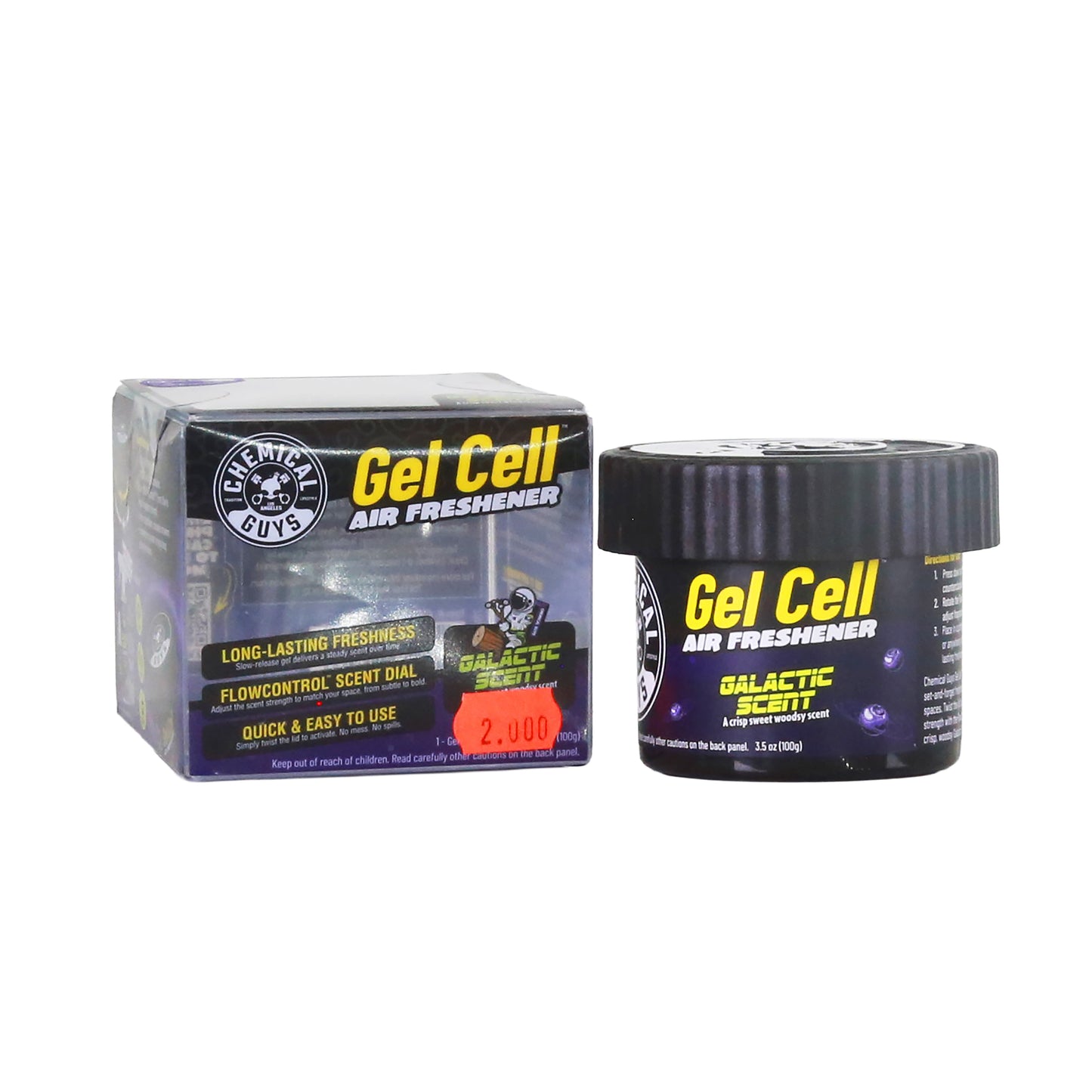 CHEMICAL GUYS GEL CELL AIR FRESHENER GALACTIC SCENT