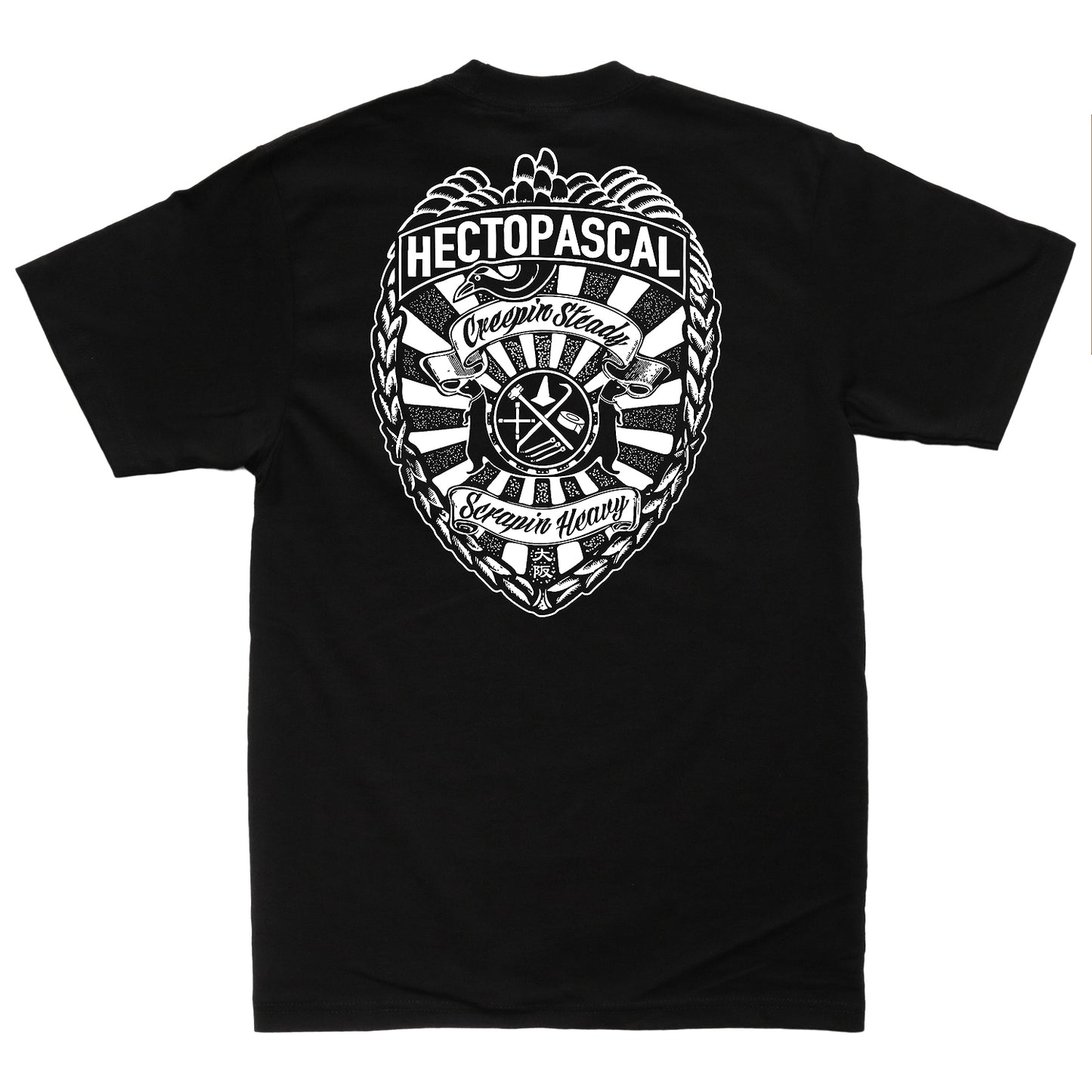HECTOPASCAL KINGDOM T-SHIRT BLACK