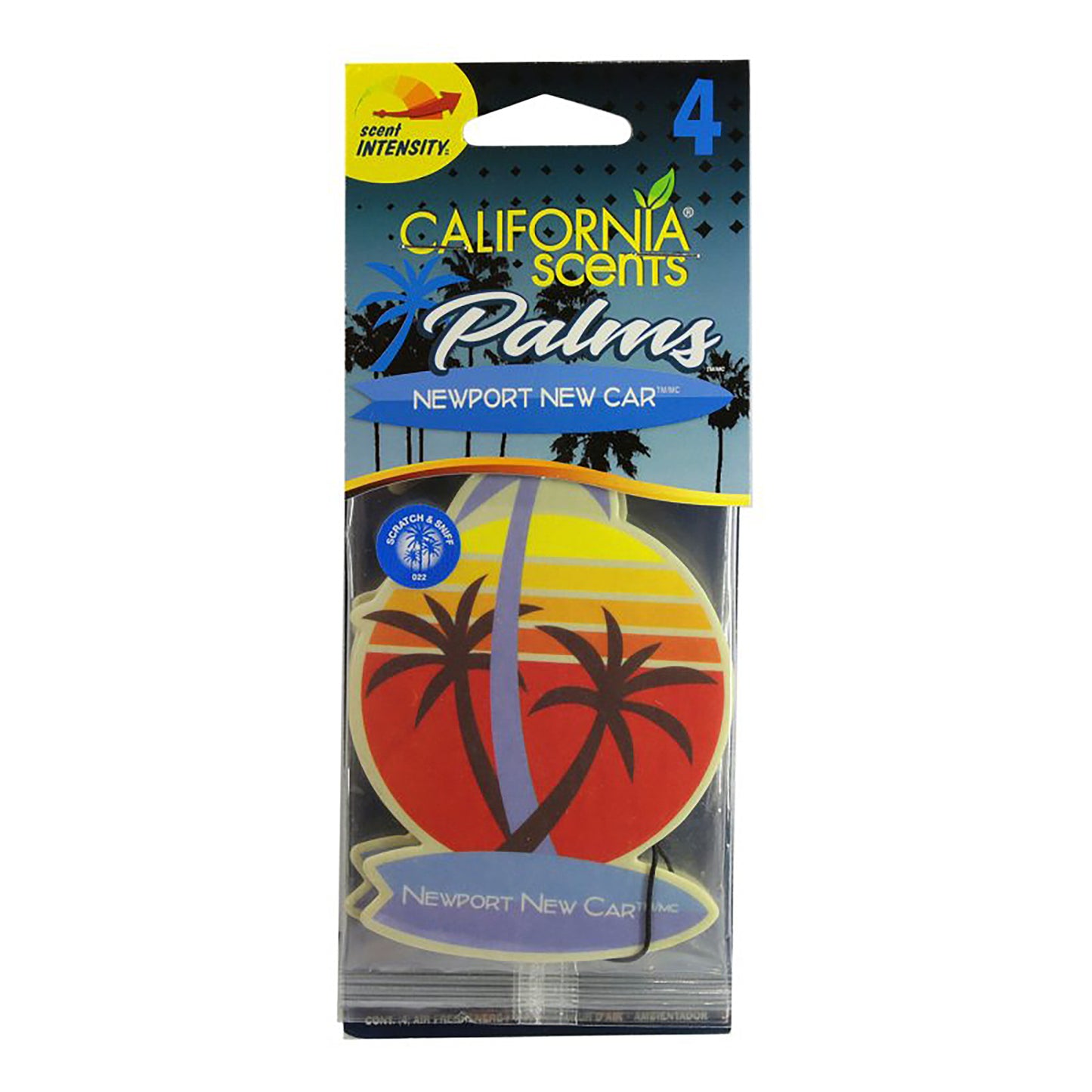 CALIFORNIA SCENT 新車の香り 4PACK