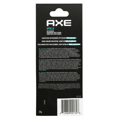 AXE AIR FRESHENER HANGING APPOLO