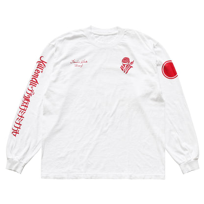 HECTOPASCAL S15 NINJA L/S TEE (WHITE)