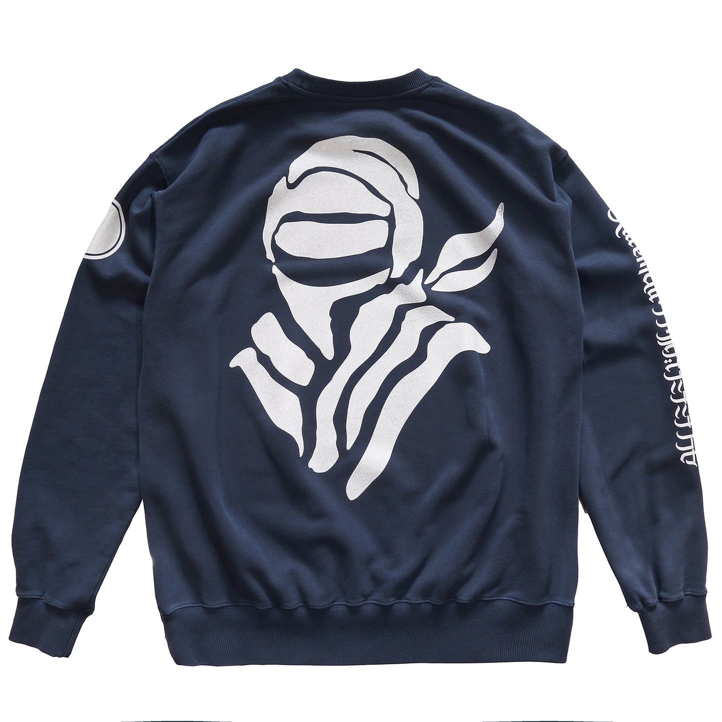 HECTOPASCAL 2024 WINTER ARABIC LOGO CREW NECK (DOLPHIN NAVY)