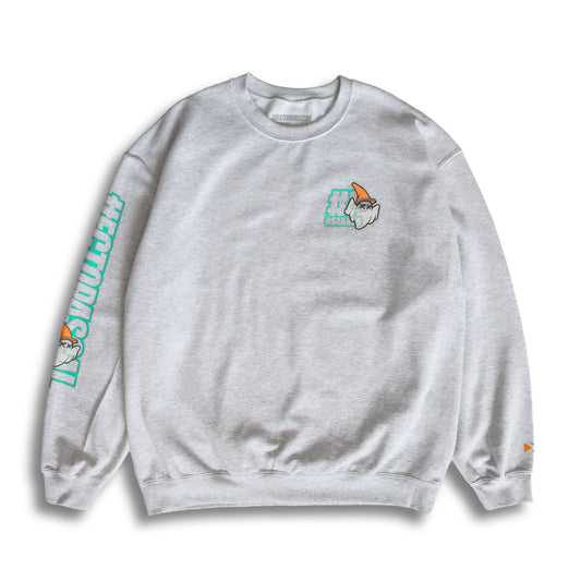 HECTOPASCAL OBAKE CREWNECK SWEATSHIRT ASH GRAY