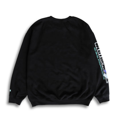 HECTOPASCAL OBAKE CREWNECK SWEATSHIRT BLACK