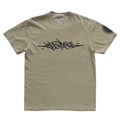 HECTOPASCAL TAG MENS T-SHIRT KHAKI