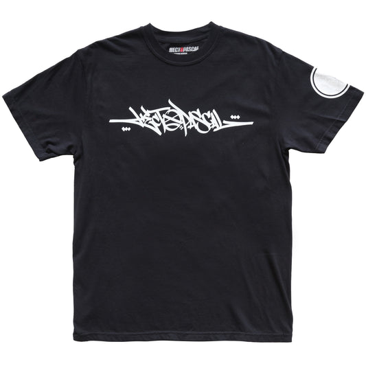 HECTOPASCAL TAG MENS T-SHIRT BLACK