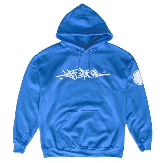 HECTOPASCAL TAG MENS HOODIE BLUE