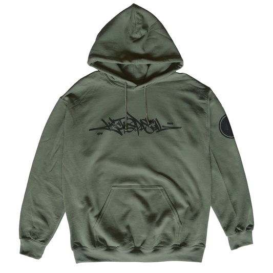 HECTOPASCAL TAG MENS HOODIE OD
