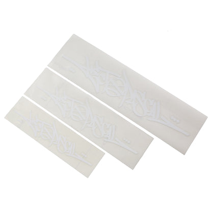 HECTOPASCAL LOGO DIE CUT STICKER WHITE