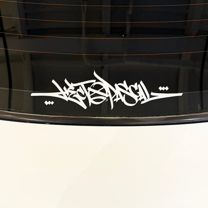 HECTOPASCAL LOGO DIE CUT STICKER BLACK