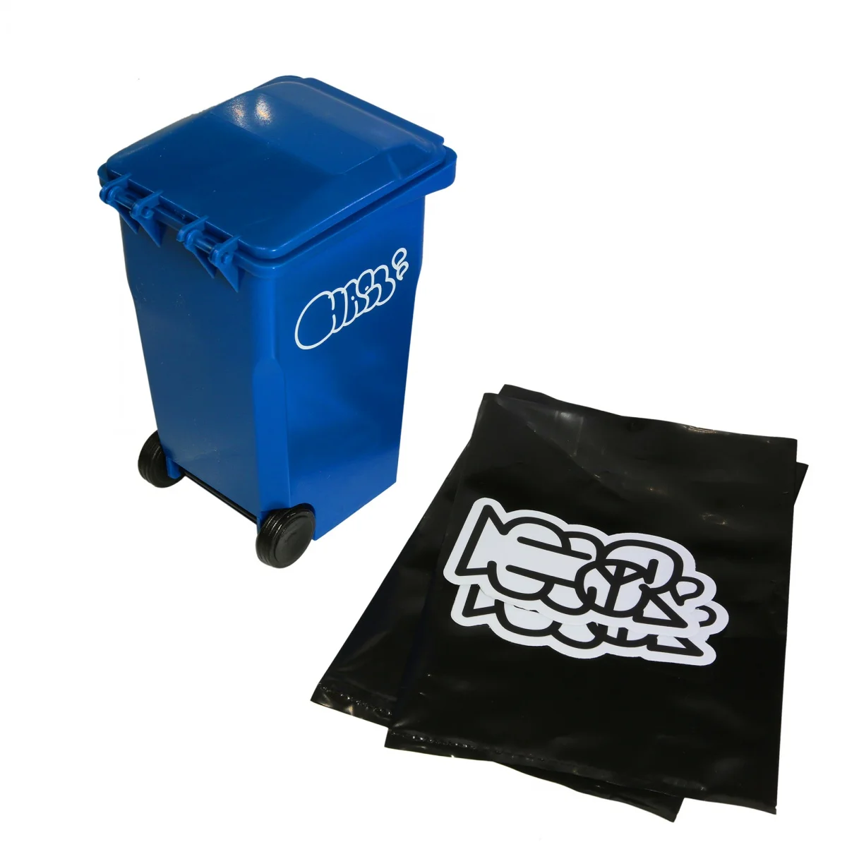 TYO TOYS HAELER TRASH BIN BLUE